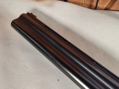 9320Ithaca 500 20 Gauge, 28” barrels, factory 13 3/4” LOP, Pistol grip with cap, beautiful engraved with birds on each side, Ejectors, Mod/Full fixe - Image 15 of 25