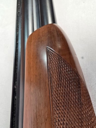9320Ithaca 500 20 Gauge, 28” barrels, factory 13 3/4” LOP, Pistol grip with cap, beautiful engraved with birds on each side, Ejectors, Mod/Full fixe - Image 21 of 25
