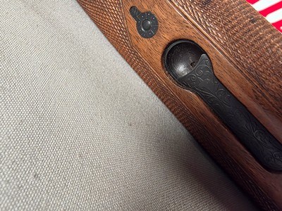 9320Ithaca 500 20 Gauge, 28” barrels, factory 13 3/4” LOP, Pistol grip with cap, beautiful engraved with birds on each side, Ejectors, Mod/Full fixe - Image 11 of 25