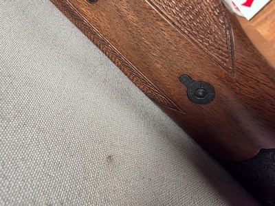 9320Ithaca 500 20 Gauge, 28” barrels, factory 13 3/4” LOP, Pistol grip with cap, beautiful engraved with birds on each side, Ejectors, Mod/Full fixe - Image 10 of 25