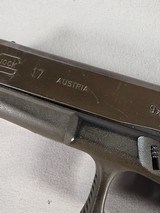 9327Glock model 17, faded OD Green,semi auto pistol 9mm ( 9x19), one 17 round magazine, fixed sites, all original, SN# HV602,More pictures at Da - Image 7 of 17