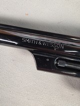 9328Smith & Wesson model 27-2, 8” barrel, 357 Magnum, vintage N frame, Revolver with pinned barrel, target sight, trigger shoe, blued all original, - Image 9 of 25