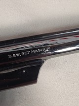 9328Smith & Wesson model 27-2, 8” barrel, 357 Magnum, vintage N frame, Revolver with pinned barrel, target sight, trigger shoe, blued all original, - Image 15 of 25