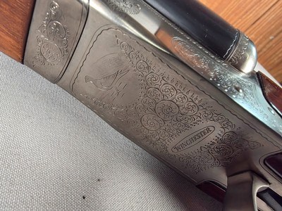 9333Winchester 23 pigeon XTR, 12 gauge, 3” chambers, butt plate, round knob, ejectors, IC/ Mod, 14 1/4 LOP, 26” Barrels, Vent rib,More pictures at - Image 10 of 25