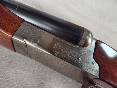 9333Winchester 23 pigeon XTR, 12 gauge, 3” chambers, butt plate, round knob, ejectors, IC/ Mod, 14 1/4 LOP, 26” Barrels, Vent rib,More pictures at - Image 11 of 25