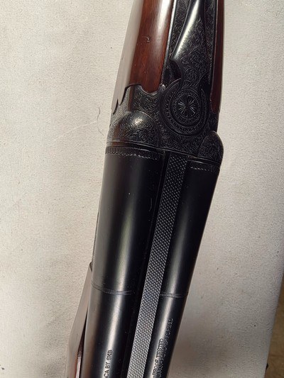 9332SKB/Ithaca 28020 gauge, side by side shotgun, 25” barrels, IM/M, Single selective trigger, Ejectors, Butt plate, 14 1/4 LOP, Solid rib, straig - Image 15 of 25