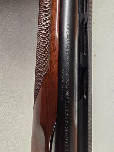 9335Winchester Model 23 Pigeon XTR side by side, 20 gauge, 2 3/4 and 3”, 28 “ barrels, Round knob, Winchester butt plate, 14 1/4 LOP, Mod and full f - Image 13 of 25