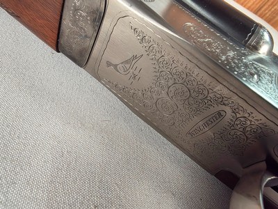 9335Winchester Model 23 Pigeon XTR side by side, 20 gauge, 2 3/4 and 3”, 28 “ barrels, Round knob, Winchester butt plate, 14 1/4 LOP, Mod and full f - Image 9 of 25
