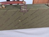 9336Winchester Hard trunk style shotgun case, Green, has keys, will hold up to a 28.5 barrel. For the Winchester Model 23 or 101, More pictures at D - Image 15 of 15