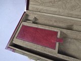 9336Winchester Hard trunk style shotgun case, Green, has keys, will hold up to a 28.5 barrel. For the Winchester Model 23 or 101, More pictures at D - Image 12 of 15