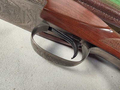 9338Winchester Model 23 Pigeon grade XTR, 20 gauge with screw in Winchokes, (Rare), comes with 4flush chokes, (Mod, Full, Skeet, IC), 3” chambers, - Image 8 of 25