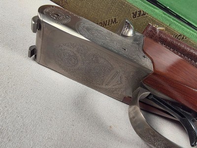 9338Winchester Model 23 Pigeon grade XTR, 20 gauge with screw in Winchokes, (Rare), comes with 4flush chokes, (Mod, Full, Skeet, IC), 3” chambers, - Image 9 of 25