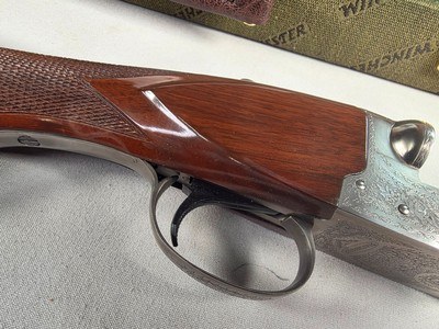 9339Winchester Model 23 Pigeon grade XTR, 20 gauge with screw in Winchokes, (Rare), comes with 3flush chokes, (Mod, Full, IC), 3” chambers, 26” ba - Image 14 of 25