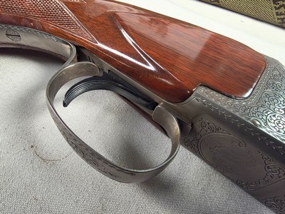 9340Winchester Grand European XTR over under Rifle, 30/06 over 30/06, made in 1994-1985, 23 1/3 blue steel barrel with iron sights and claw scope mo - Image 13 of 25