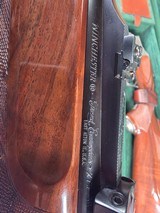 9340Winchester Grand European XTR over under Rifle, 30/06 over 30/06, made in 1994-1985, 23 1/3 blue steel barrel with iron sights and claw scope mo - Image 21 of 25