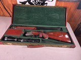 9340Winchester Grand European XTR over under Rifle, 30/06 over 30/06, made in 1994-1985, 23 1/3 blue steel barrel with iron sights and claw scope mo - Image 1 of 25
