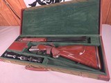 9340Winchester Grand European XTR over under Rifle, 30/06 over 30/06, made in 1994-1985, 23 1/3 blue steel barrel with iron sights and claw scope mo - Image 2 of 25