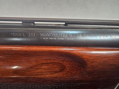 9341Winchester 101 12 Gauge 30” field/field chokes, very rare in this configuration, 2 3/4 + 3” chambers, vent rib, brass beads, Winchester butt pad - Image 19 of 25