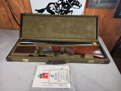 9344Winchester 23 XTR Pigeon grade Side by Side shotgun, 12 gauge, 26” barrels, 3” chambers, Winchoke screw in chokes, it comes with , (IM, Full, Sk - Image 1 of 25