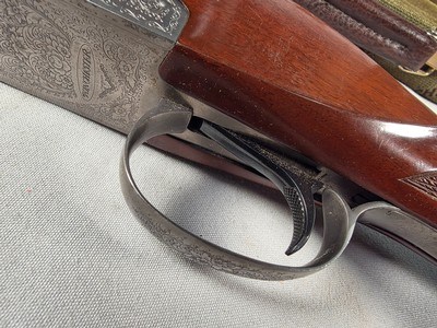 9344Winchester 23 XTR Pigeon grade Side by Side shotgun, 12 gauge, 26” barrels, 3” chambers, Winchoke screw in chokes, it comes with , (IM, Full, Sk - Image 7 of 25