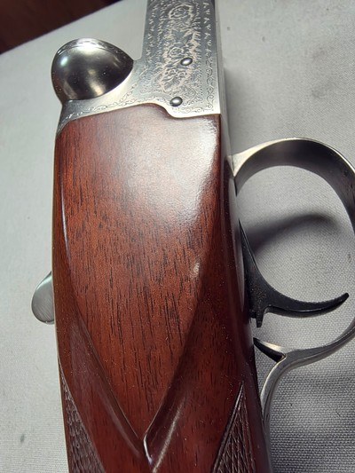 9344Winchester 23 XTR Pigeon grade Side by Side shotgun, 12 gauge, 26” barrels, 3” chambers, Winchoke screw in chokes, it comes with , (IM, Full, Sk - Image 12 of 25