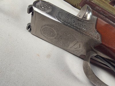 9344Winchester 23 XTR Pigeon grade Side by Side shotgun, 12 gauge, 26” barrels, 3” chambers, Winchoke screw in chokes, it comes with , (IM, Full, Sk - Image 8 of 25