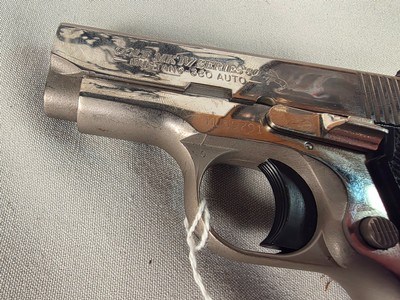 9349Colt MK IV Series 80 Mustang, 380 Auto, 2” barrel, Colt Grips, Stainless, semi Auto, More pictures at DawsonDoubles DOT COM - Image 5 of 12