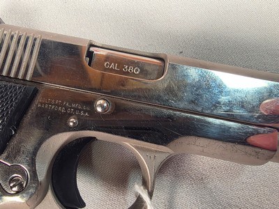 9349Colt MK IV Series 80 Mustang, 380 Auto, 2” barrel, Colt Grips, Stainless, semi Auto, More pictures at DawsonDoubles DOT COM - Image 7 of 12
