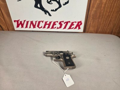 9349Colt MK IV Series 80 Mustang, 380 Auto, 2” barrel, Colt Grips, Stainless, semi Auto, More pictures at DawsonDoubles DOT COM - Image 1 of 12