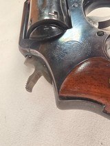 9347Smith and Wesson Mod 10-6, 38 Smith and Wesson Special CTG, 6 Shot revolver, wood grips, Ramp Sight. More pictures at DawsonsDoubles DOT COM - Image 12 of 14