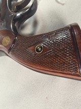 9347Smith and Wesson Mod 10-6, 38 Smith and Wesson Special CTG, 6 Shot revolver, wood grips, Ramp Sight. More pictures at DawsonsDoubles DOT COM - Image 13 of 14