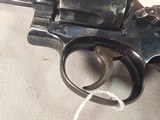 9347Smith and Wesson Mod 10-6, 38 Smith and Wesson Special CTG, 6 Shot revolver, wood grips, Ramp Sight. More pictures at DawsonsDoubles DOT COM - Image 7 of 14