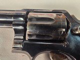 9347Smith and Wesson Mod 10-6, 38 Smith and Wesson Special CTG, 6 Shot revolver, wood grips, Ramp Sight. More pictures at DawsonsDoubles DOT COM - Image 5 of 14