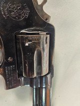 9347Smith and Wesson Mod 10-6, 38 Smith and Wesson Special CTG, 6 Shot revolver, wood grips, Ramp Sight. More pictures at DawsonsDoubles DOT COM - Image 11 of 14