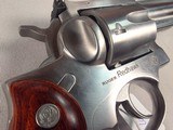 9350Ruger Red Hawk 45 Colt Auto, 4” Barrel, Wood Grips, adjustable site, revolver, stainless, With original plastic case, paperwork. More pictures a - Image 12 of 17