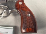 9350Ruger Red Hawk 45 Colt Auto, 4” Barrel, Wood Grips, adjustable site, revolver, stainless, With original plastic case, paperwork. More pictures a - Image 2 of 17
