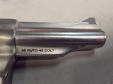 9350Ruger Red Hawk 45 Colt Auto, 4” Barrel, Wood Grips, adjustable site, revolver, stainless, With original plastic case, paperwork. More pictures a - Image 8 of 17