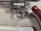 9350Ruger Red Hawk 45 Colt Auto, 4” Barrel, Wood Grips, adjustable site, revolver, stainless, With original plastic case, paperwork. More pictures a - Image 7 of 17
