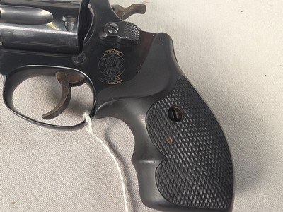 9355Smith and Wesson 36-7, Lady Smith, 38 Smith and Wesson Special, 2” Barrel, Rubber Grips, Blue 5 Shot. More pictures at DawsonsDoubles DOT COM - Image 2 of 12