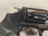 9355Smith and Wesson 36-7, Lady Smith, 38 Smith and Wesson Special, 2” Barrel, Rubber Grips, Blue 5 Shot. More pictures at DawsonsDoubles DOT COM - Image 12 of 12