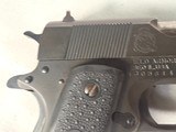 9357Springfield Armory, Model 1911-A1, 45 Caliber, 3 1/2” Barrel, Hogue Grips, Blue, semi auto, More pictures AT DawsonsDoubles DOT COM - Image 14 of 15