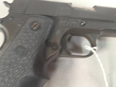 9357Springfield Armory, Model 1911-A1, 45 Caliber, 3 1/2” Barrel, Hogue Grips, Blue, semi auto, More pictures AT DawsonsDoubles DOT COM - Image 15 of 15