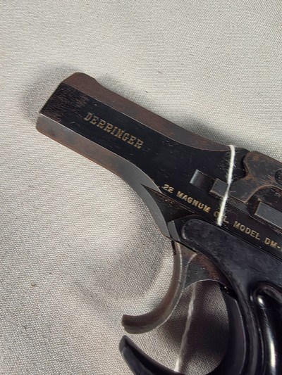 9359High Standard Derringer, DM 101, 22 Mag, Blue, 2 shot, More pictures at DawsonsDoubles DOT COM - Image 3 of 13