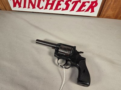 9360 FIE Standard, 38 Special, Rubber Grips, 4” Barrel, NO Front Sight. More pictures at DawsonsDoubles DOT COM