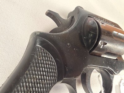 9360 FIE Standard, 38 Special, Rubber Grips, 4” Barrel, NO Front Sight. More pictures at DawsonsDoubles DOT COM - Image 9 of 12