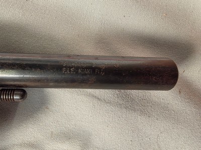 9360 FIE Standard, 38 Special, Rubber Grips, 4” Barrel, NO Front Sight. More pictures at DawsonsDoubles DOT COM - Image 7 of 12