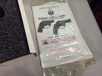 9352 Ruger LCR 38 Special +P, 2” Barrel, Black Polymer, 5 Shot, No hammer exposed, Rubber grips,More pictures AT DawsonsDoubles DOT COM - Image 5 of 15