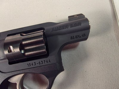 9352 Ruger LCR 38 Special +P, 2” Barrel, Black Polymer, 5 Shot, No hammer exposed, Rubber grips,More pictures AT DawsonsDoubles DOT COM - Image 9 of 15