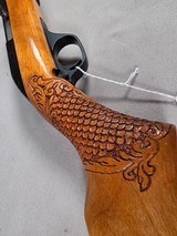 9362Marlin Model 60, Micro Groove Barrel, 22 LR, Custom engraved stock, Semi Auto, 21 “barrel, 13.5 LOP. More pictures at DawsonsDoubles Dot COM - 15 of 16
