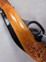9362Marlin Model 60, Micro Groove Barrel, 22 LR, Custom engraved stock, Semi Auto, 21 “barrel, 13.5 LOP. More pictures at DawsonsDoubles Dot COM - 14 of 16